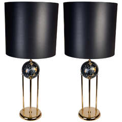 1970's Pair of Lamps