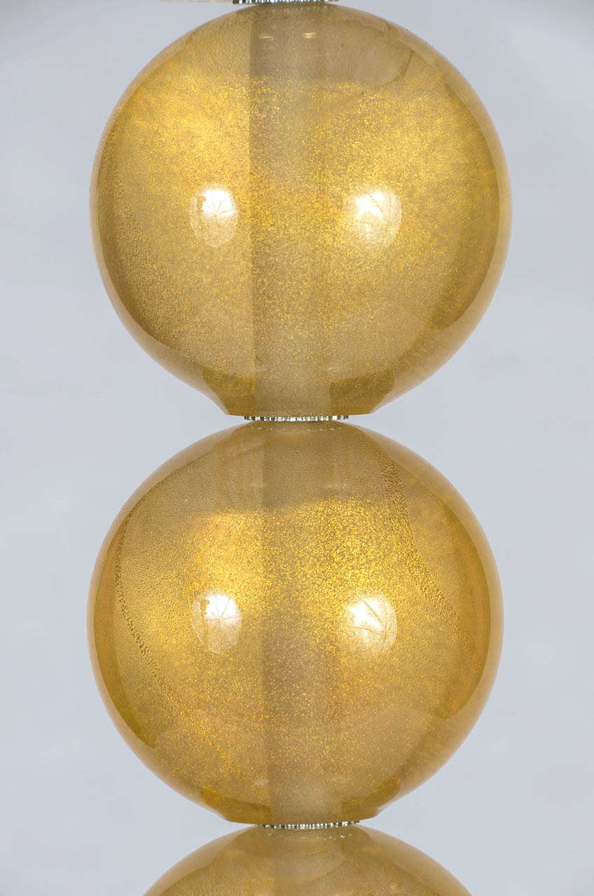 Mid-Century Modern 1980's Murano Lamps For Sale