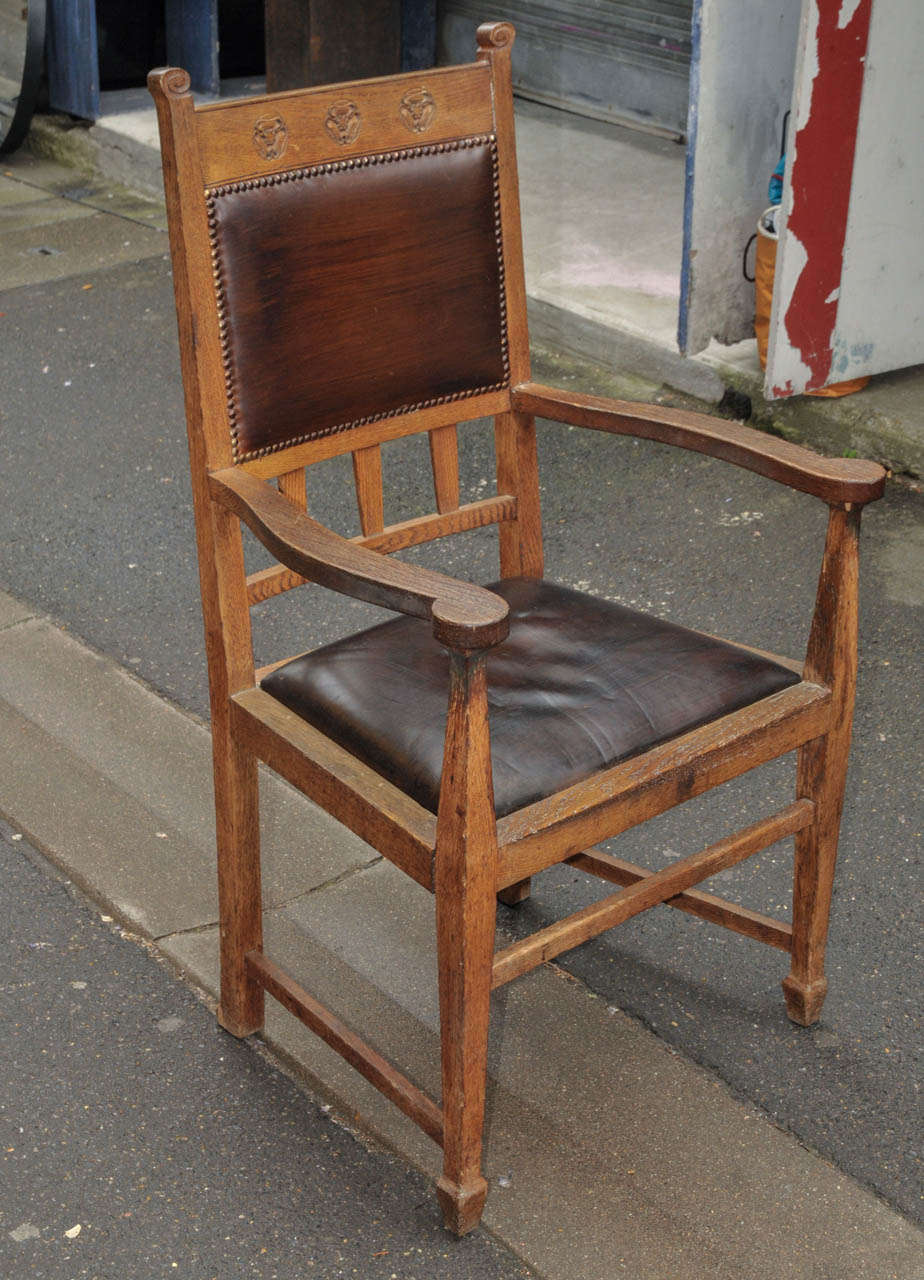 British Pairs of 1880 Armchairs For Sale