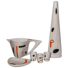 Set of Six 1950's Ceramic Pieces