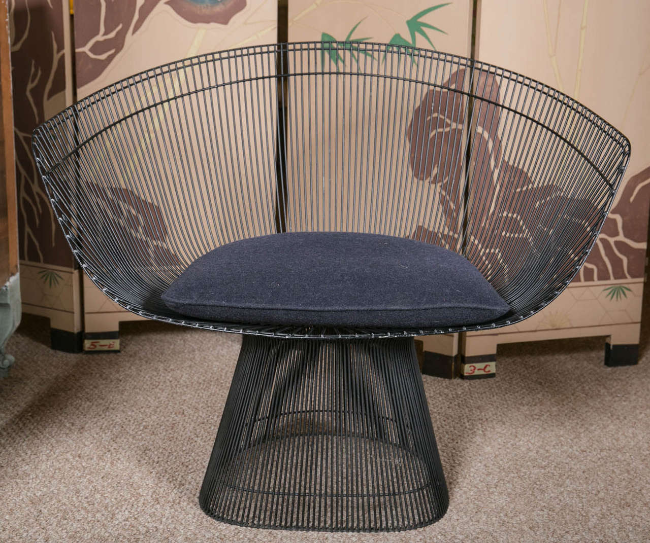 American Midcentury Warren Platner Lounge Chair for Knoll