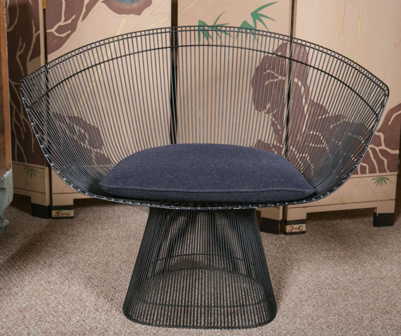 Midcentury Warren Platner Lounge Chair for Knoll at 1stDibs
