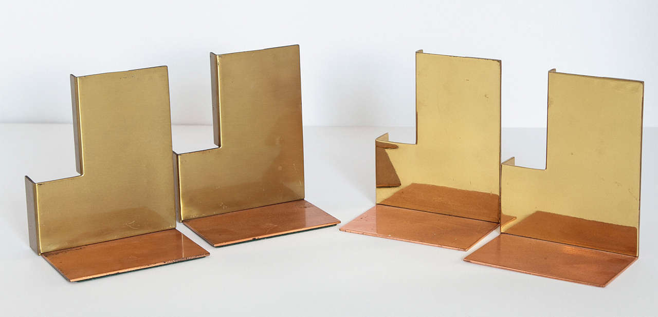 Art Deco Alternate Versions of Chase Moderne Bookends, BOTH PAIR SOLD For Sale