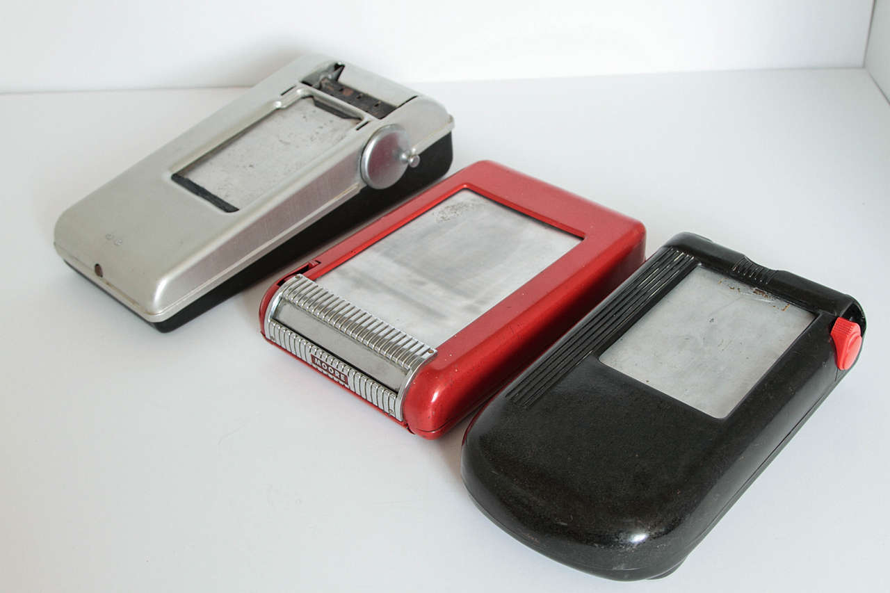 Trio Streamline Patented Industrial Design Autographic Registers by Teague, Etc. For Sale 4