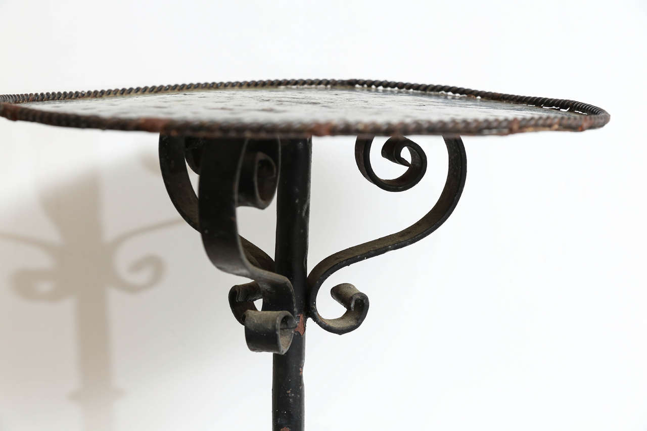 Mid-Century Modern Iron Martini Table