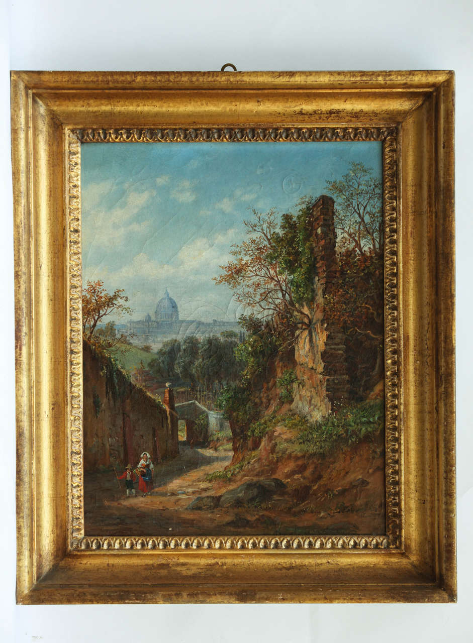 Signed by Arthur John Strutt (Chelmsford 1819-1888 Rome) 
'A.J. Strutt' 

Note about the artist: 
Arthur John Strutt (Chelmsford, 1819–Rome, 1888), was an English painter, engraver, writer, traveller and archaeologist. 
Many of his paintings
