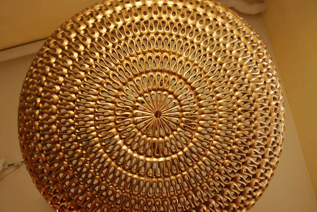 A mid-Century Dome ceiling fixture 3
