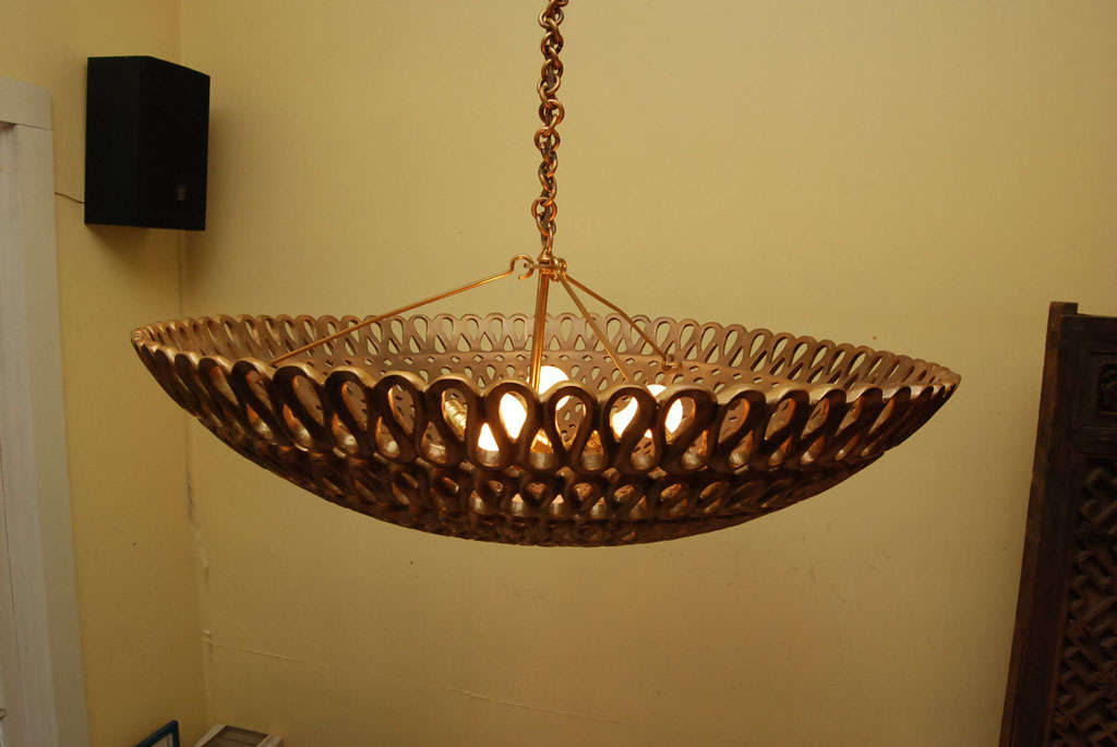 A mid-Century Dome ceiling fixture 5