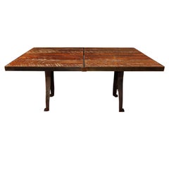 Used Expandable Industrial Dining Table