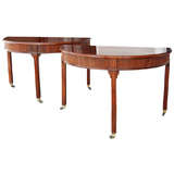 Used Pair Mahogany George III  Consoles or Dinning Table