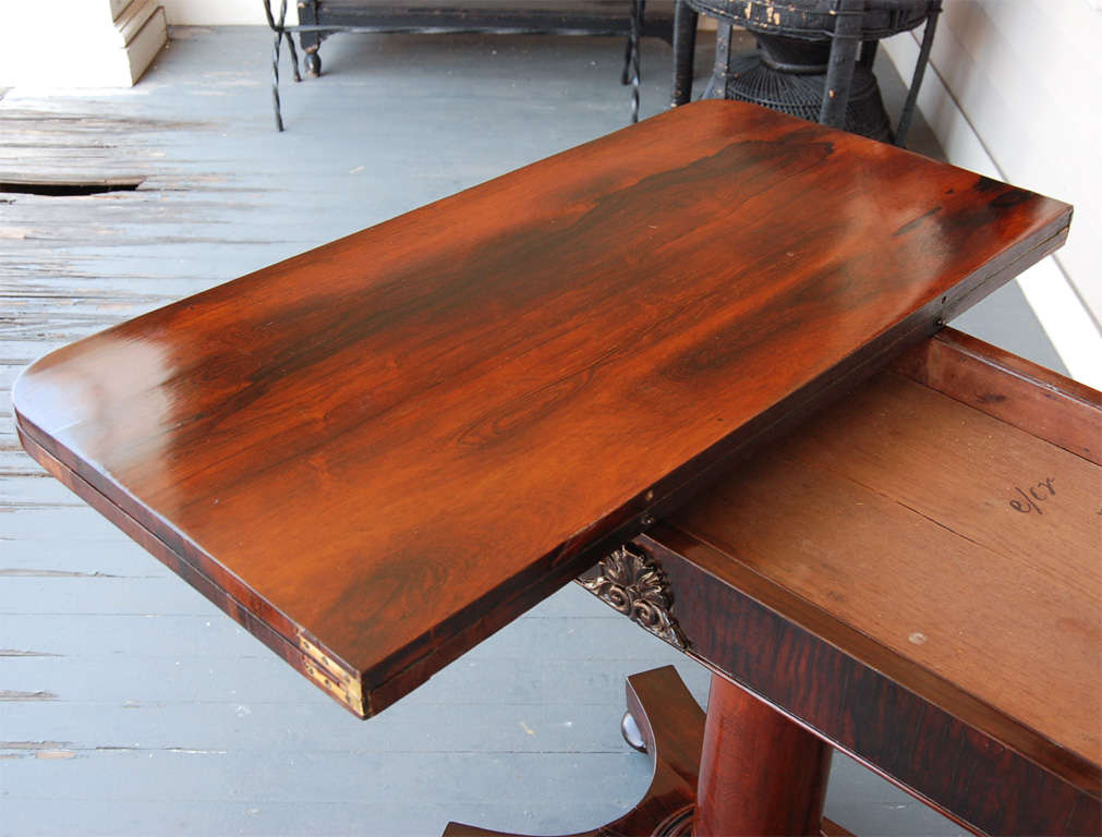 A fine William IV Rosewood Card Table 2