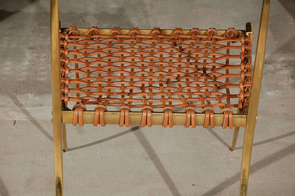 Brass Klismos Style Chairs For Sale 5