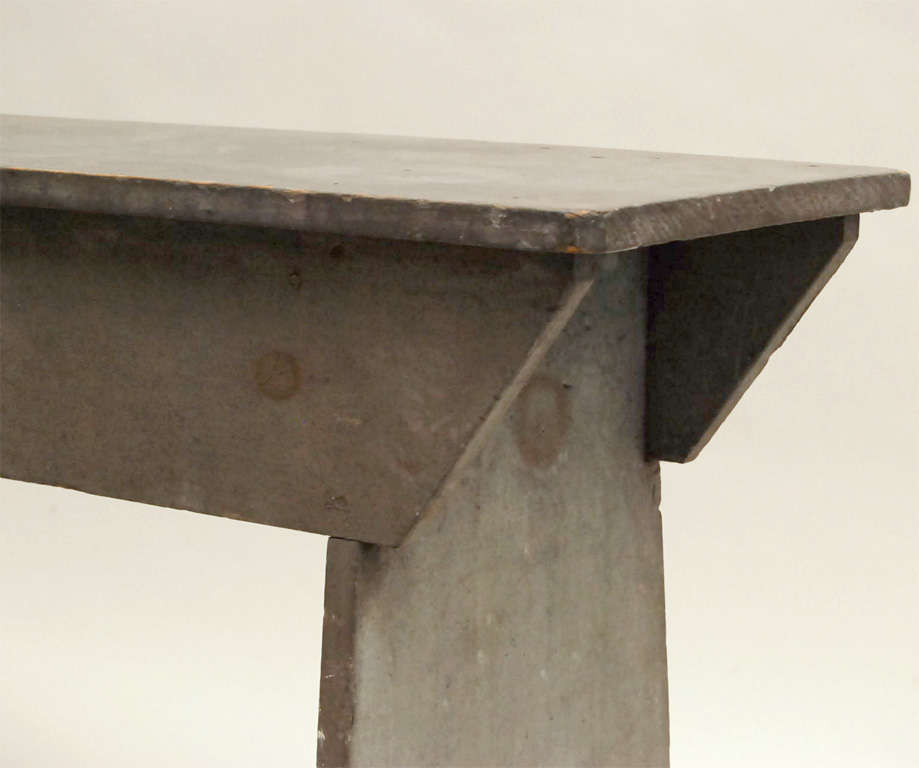 American Grey Bucket Bench