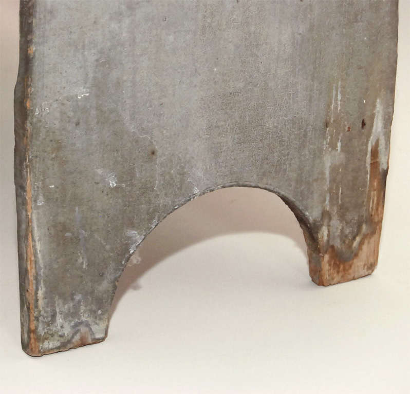 Wood Grey Bucket Bench