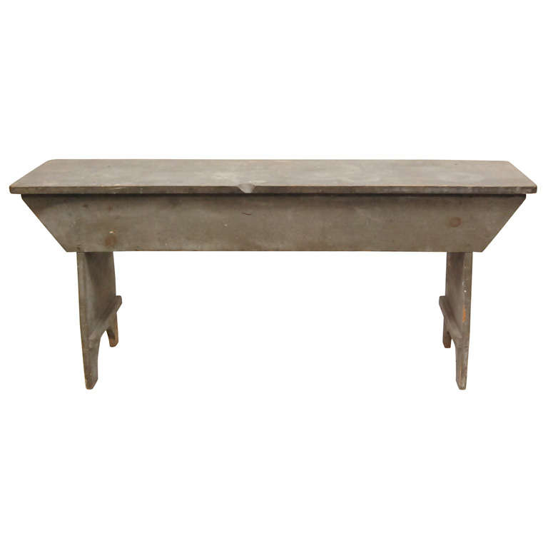 Grey Bucket Bench