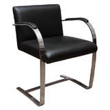 Flat bar Brno Chair by Mies van der Rohe