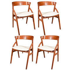 Mid Century Barrel Back Side Chairs