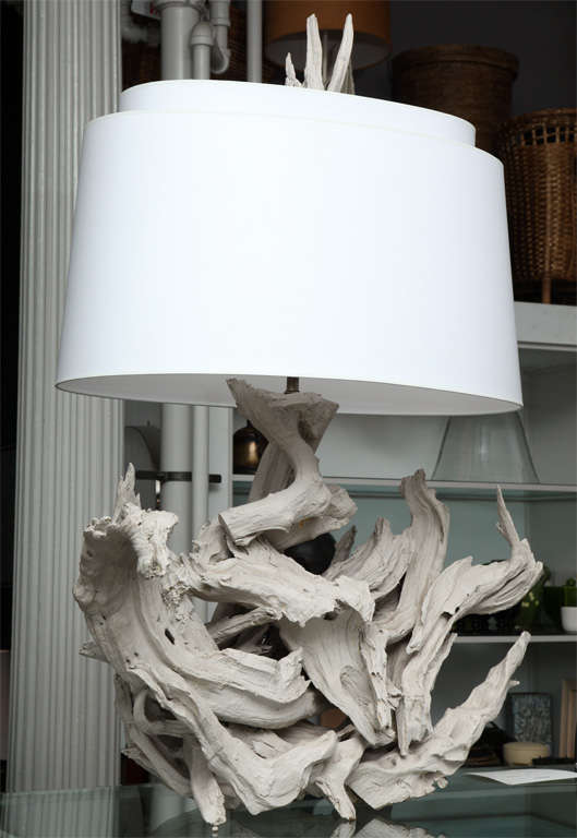 Large Driftwood Table Lamp