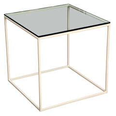 Steel Cube Side Table Steel Cube Side Table