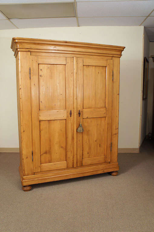 Polished Pine Armoire