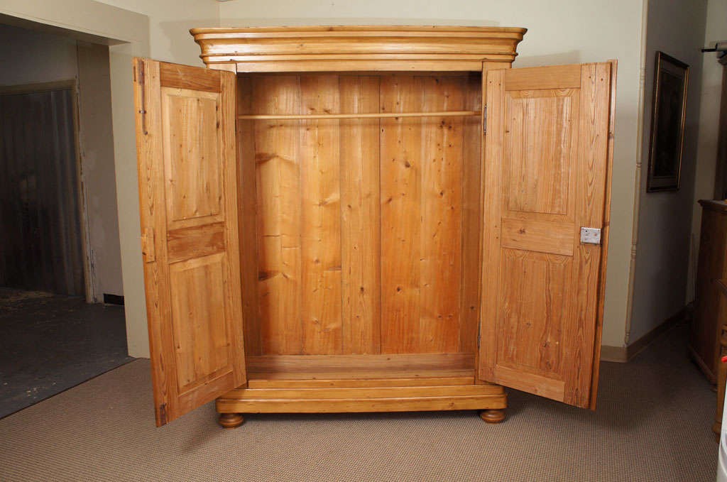 19th Century Pine Armoire