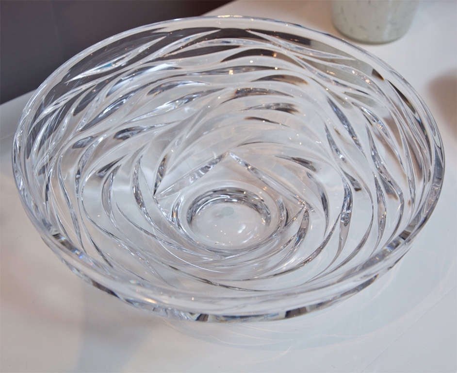 Tiffany & Co. Crystal Bowl In Excellent Condition In Wilton, CT