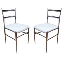 Pair of Superleggera chairs attributed to Gio Ponti