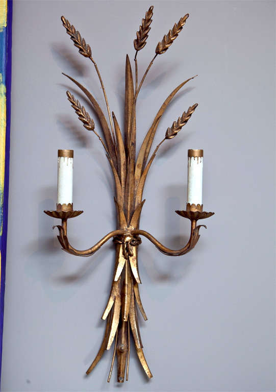 2 pairs of sconces are available (4 total). They are wired for electricity.