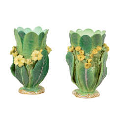 A Pair of MInton Spill Vases