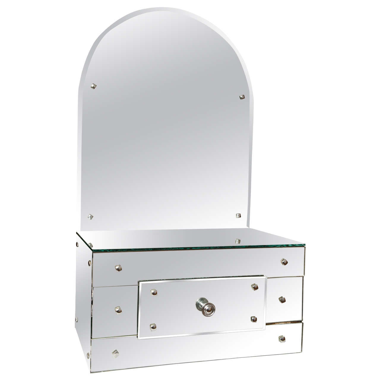 1960's Hanging Mirrored Vanity For Sale at 1stDibs