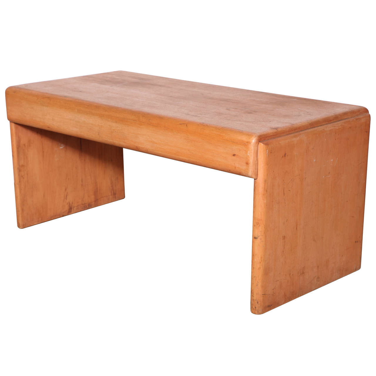 rare Russel Wright "American Modern" Maple Bench