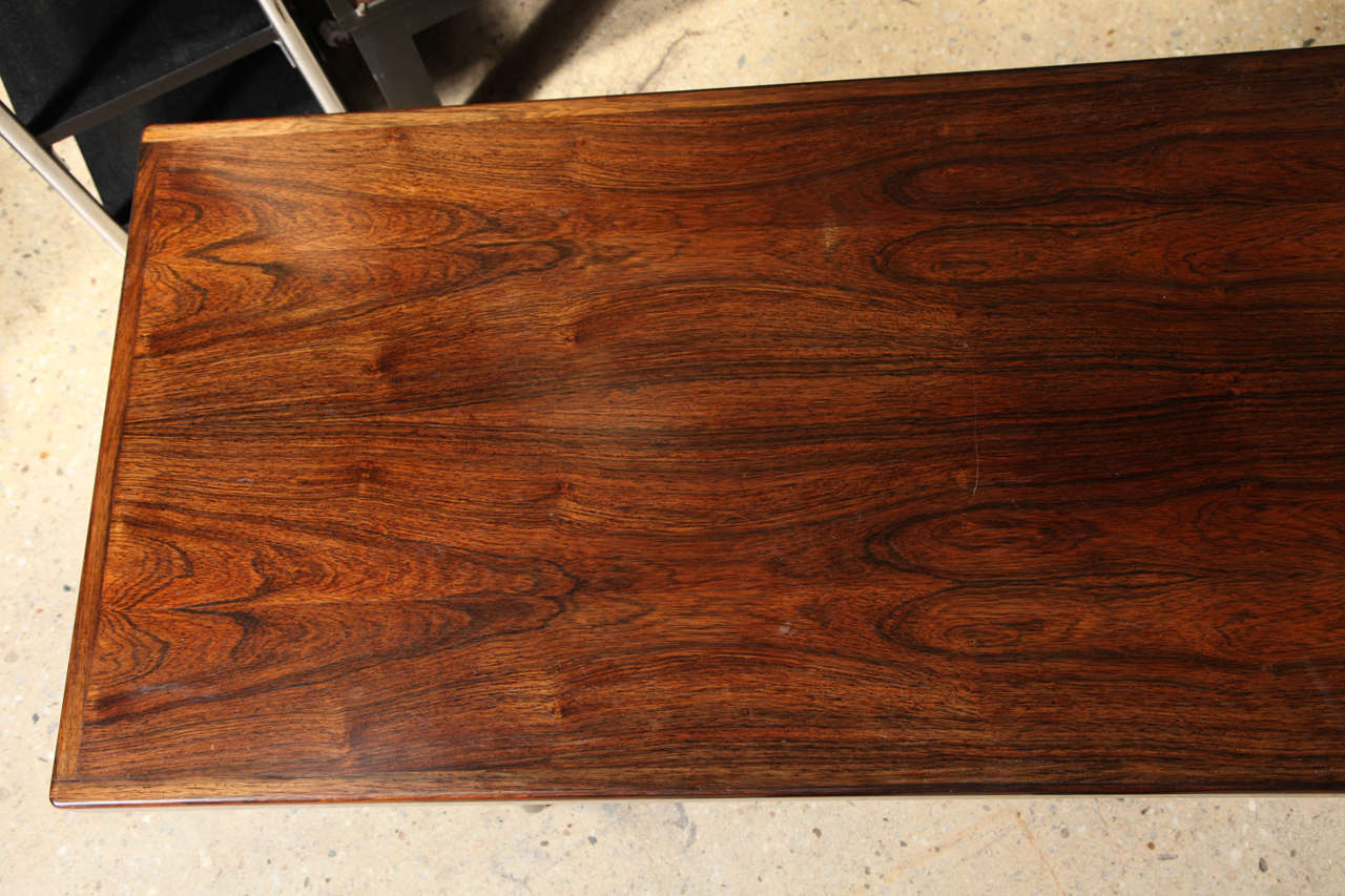Poul Volther for Frem Rojle Denmark Five Foot Solid Rosewood Coffee Table, 1950s 1