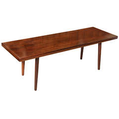 Poul Volther for Frem Rojle Denmark Five Foot Solid Rosewood Coffee Table, 1950s