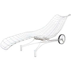 Chaise longue "Capricorne" à roulettes Vladimir Kagan