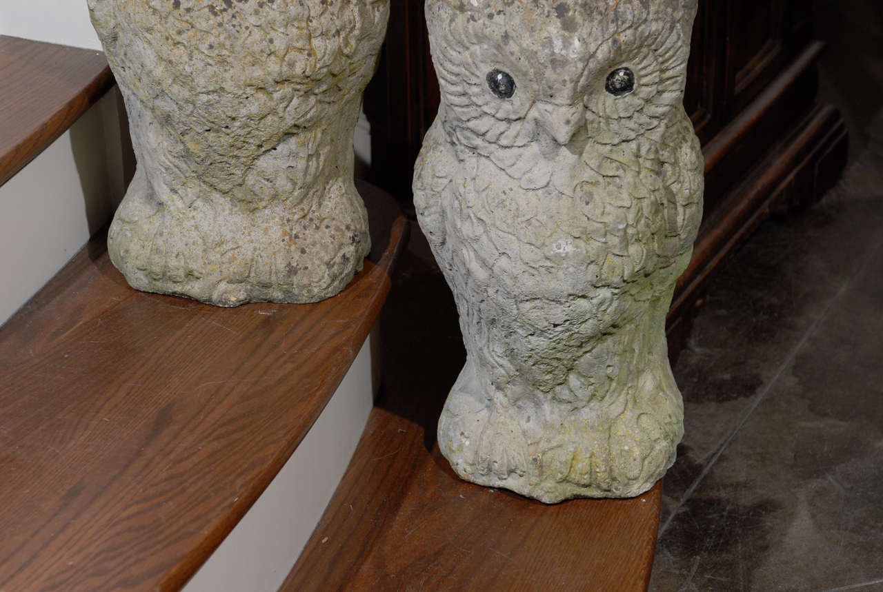 HTI-Line Planter Stone Owl 