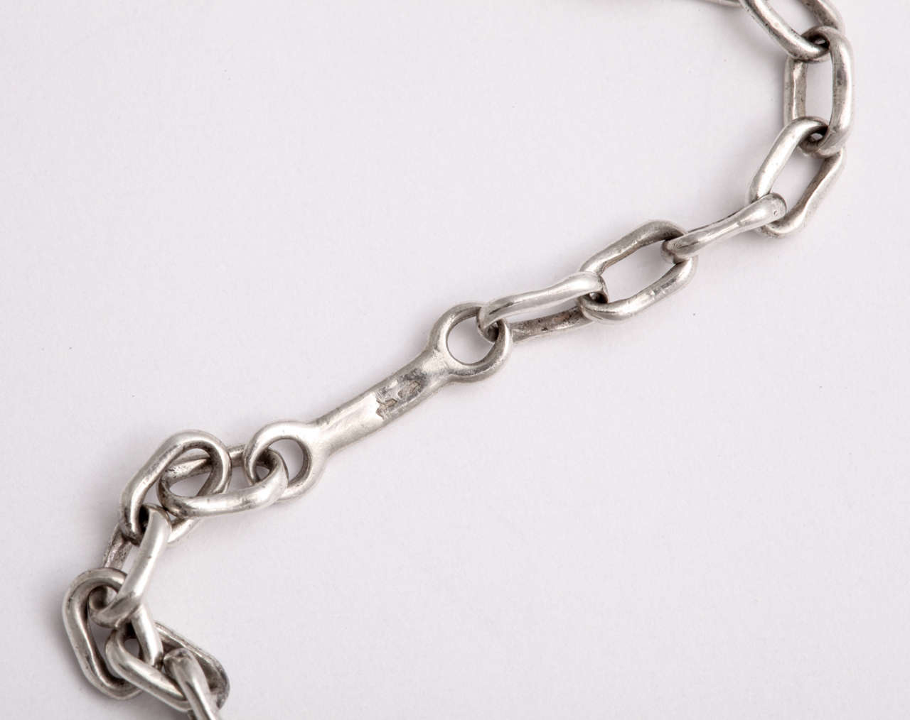 Hermes Sterling Silver Saint Christopher Key Chain at 1stDibs st