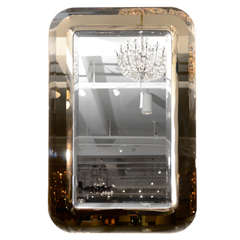 Smoke Glass Framed Mirror by FAB