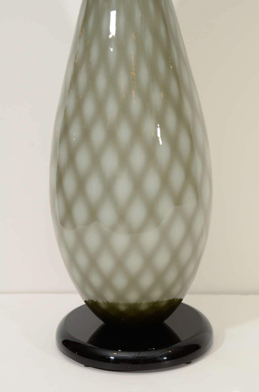Italian Mid Century Murano Glass Lamp