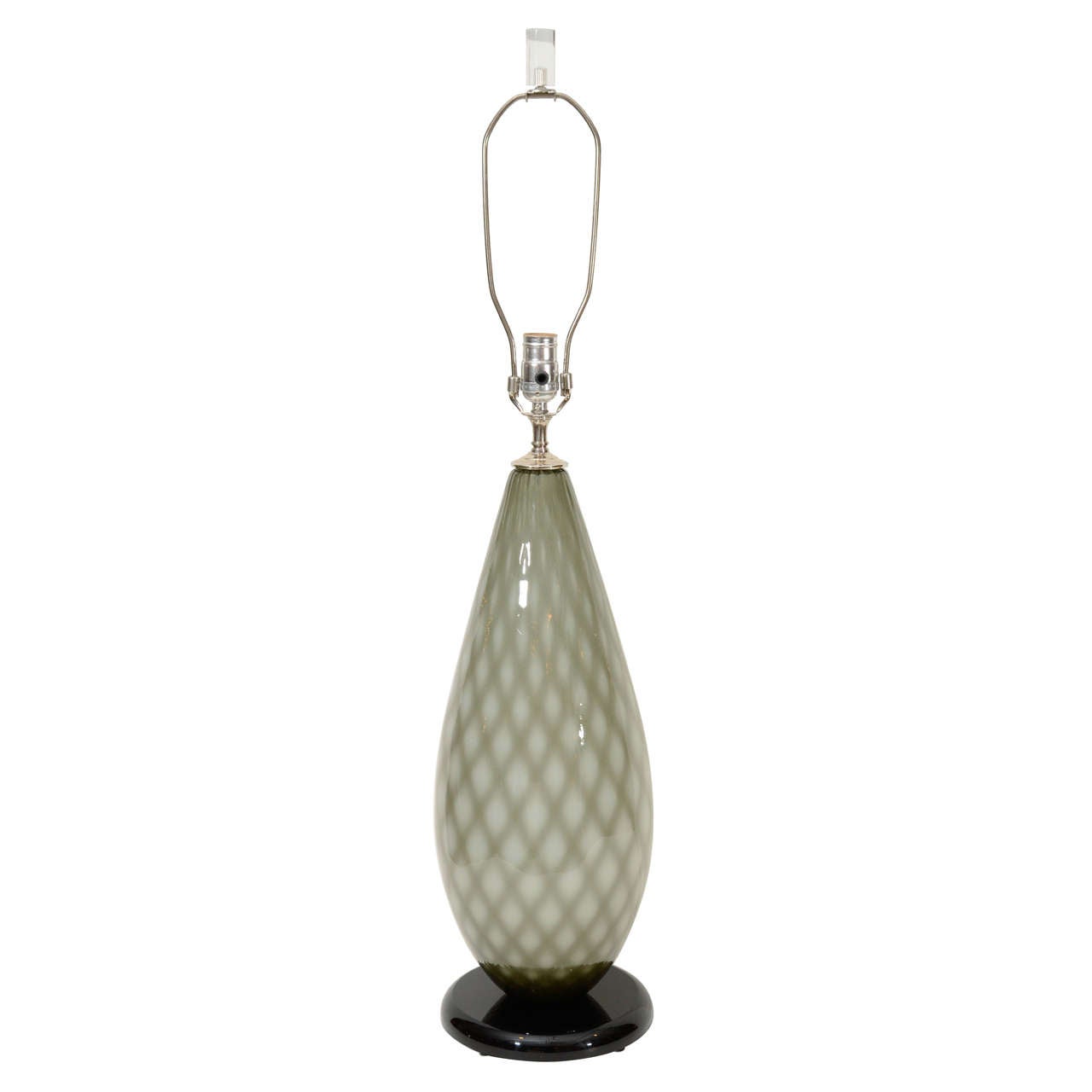 Mid Century Murano Glass Lamp