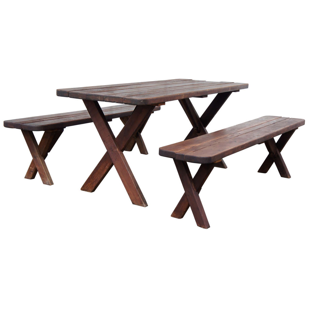 Vintage Picnic Table at 1stDibs