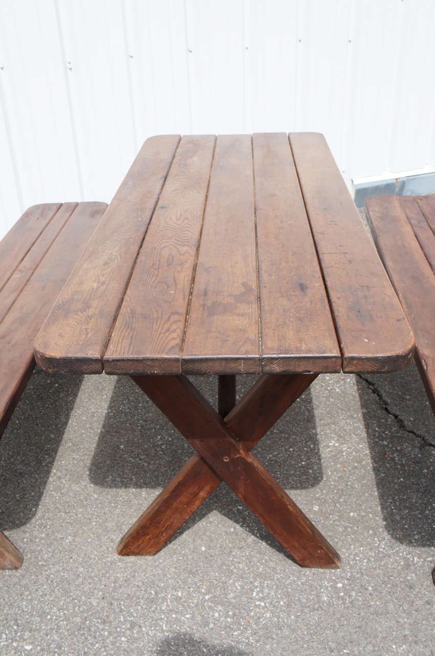 Vintage Picnic Table at 1stDibs