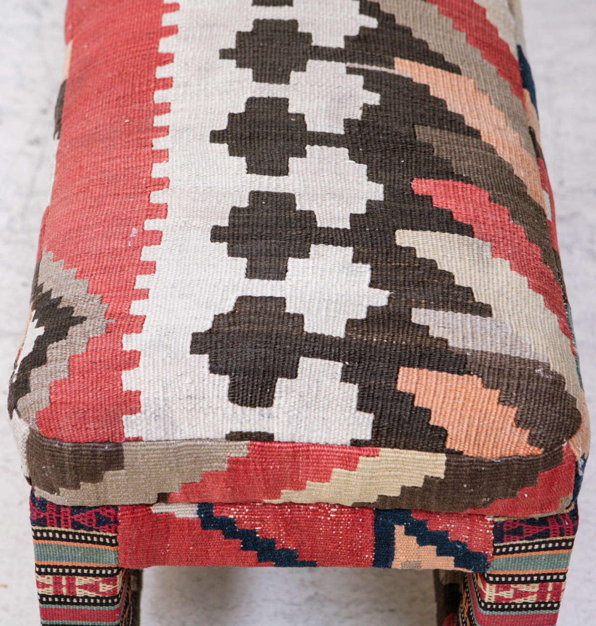 Kilim Upholstered Bench at 1stDibs kilim covered bench, kilim benches