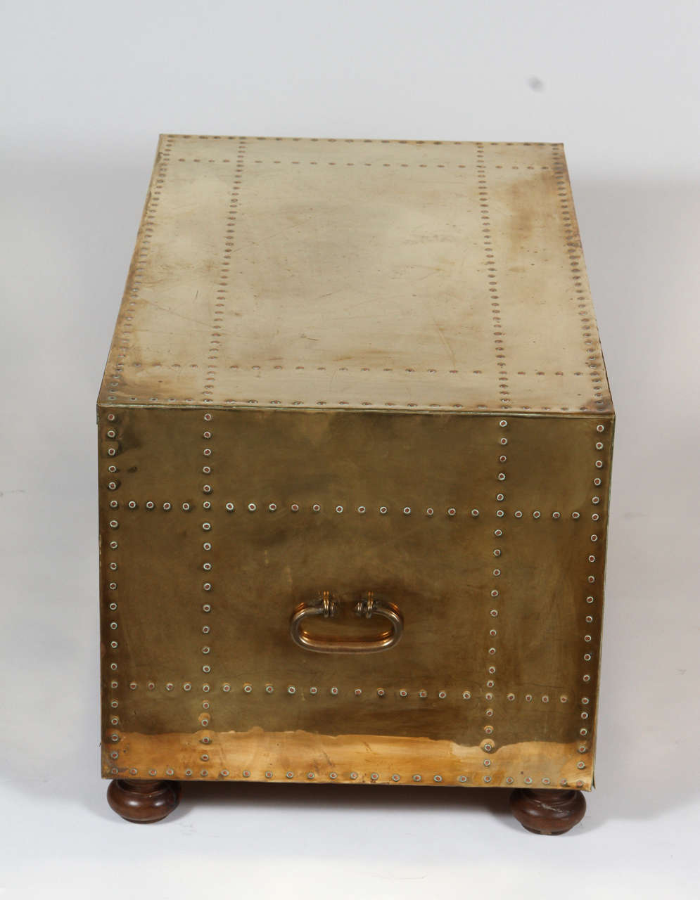 Brass Trunk with Drawers  1