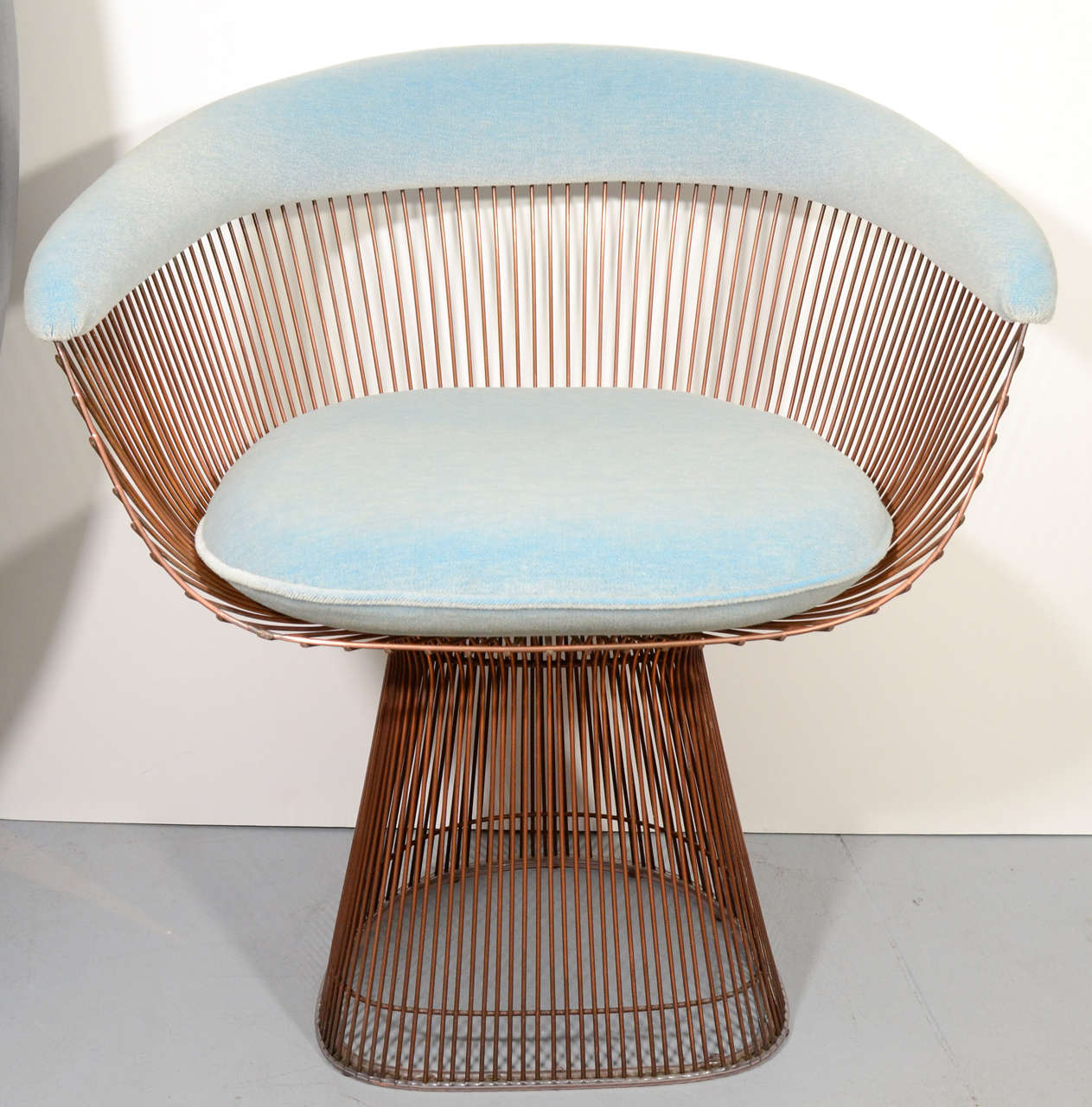 Set of 4 Vintage Bronze Chairs by Warren Platner for Knoll