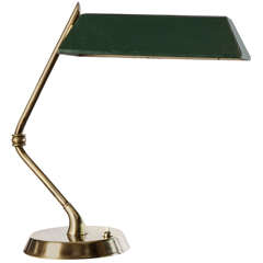 Stilnovo Table Lamp In Brass And Metal