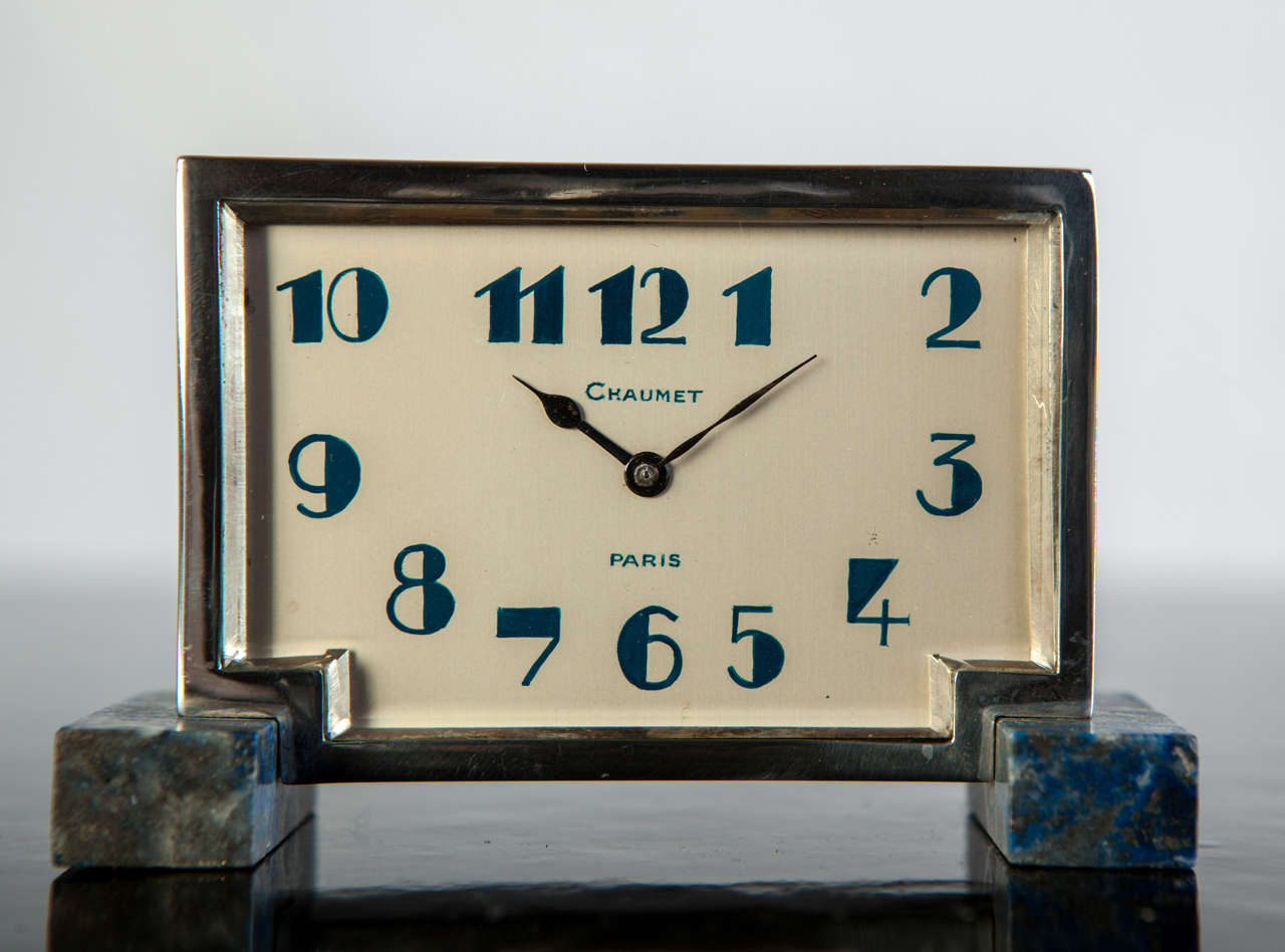 1925s J. Chaumet Alarm Clock For Sale 1
