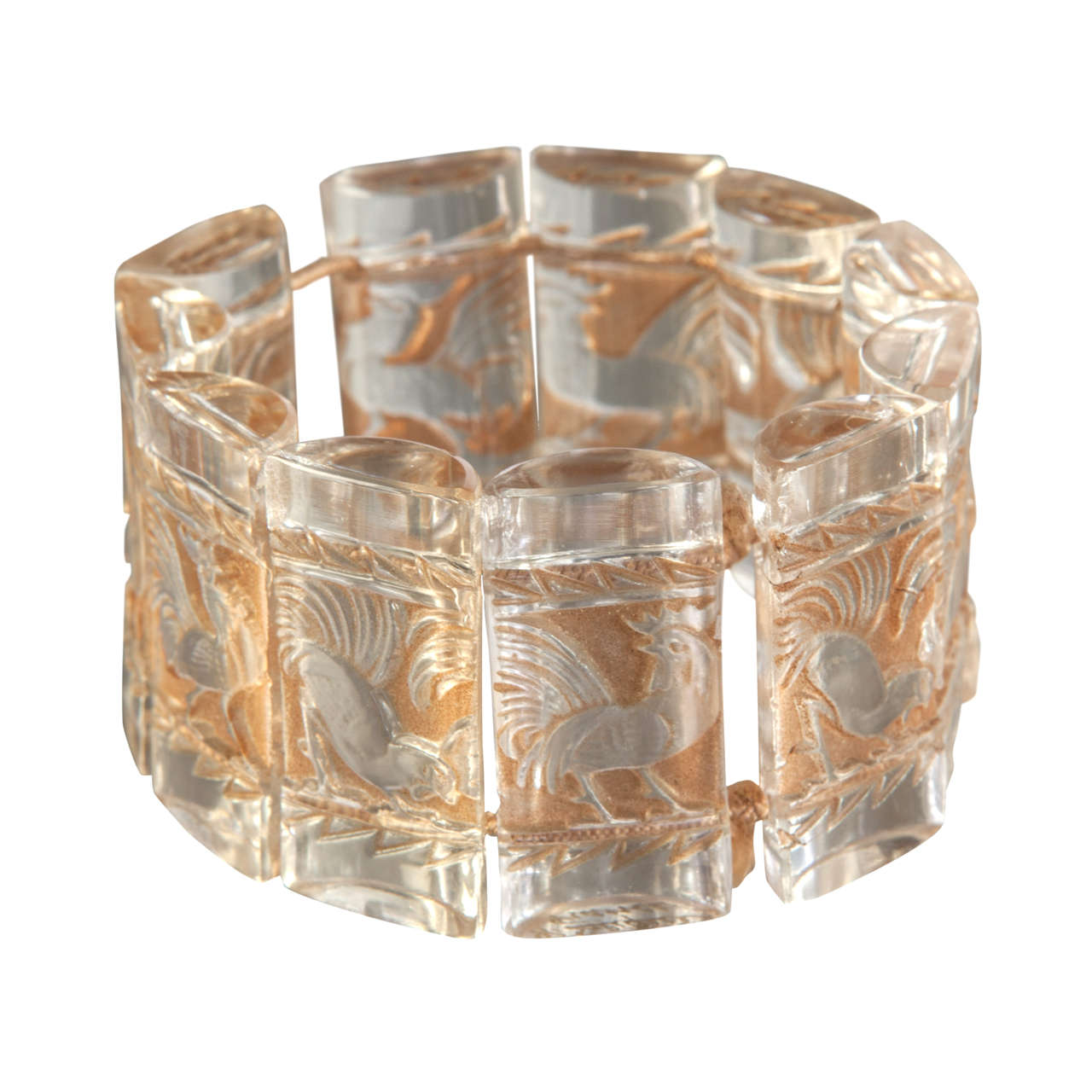 R. Lalique bracelet "COQ" For Sale