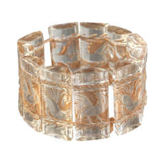 Vintage R. Lalique bracelet "COQ"