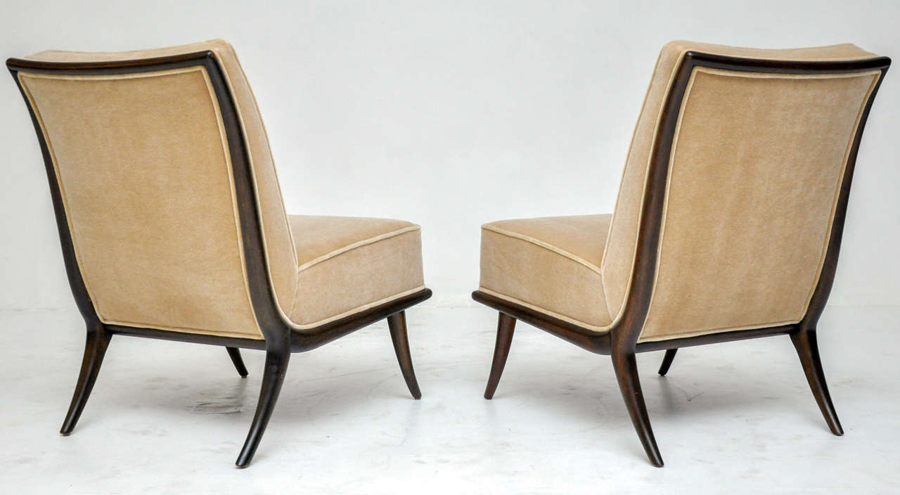 T.H. Robsjohn-Gibbings Slipper Chairs 1