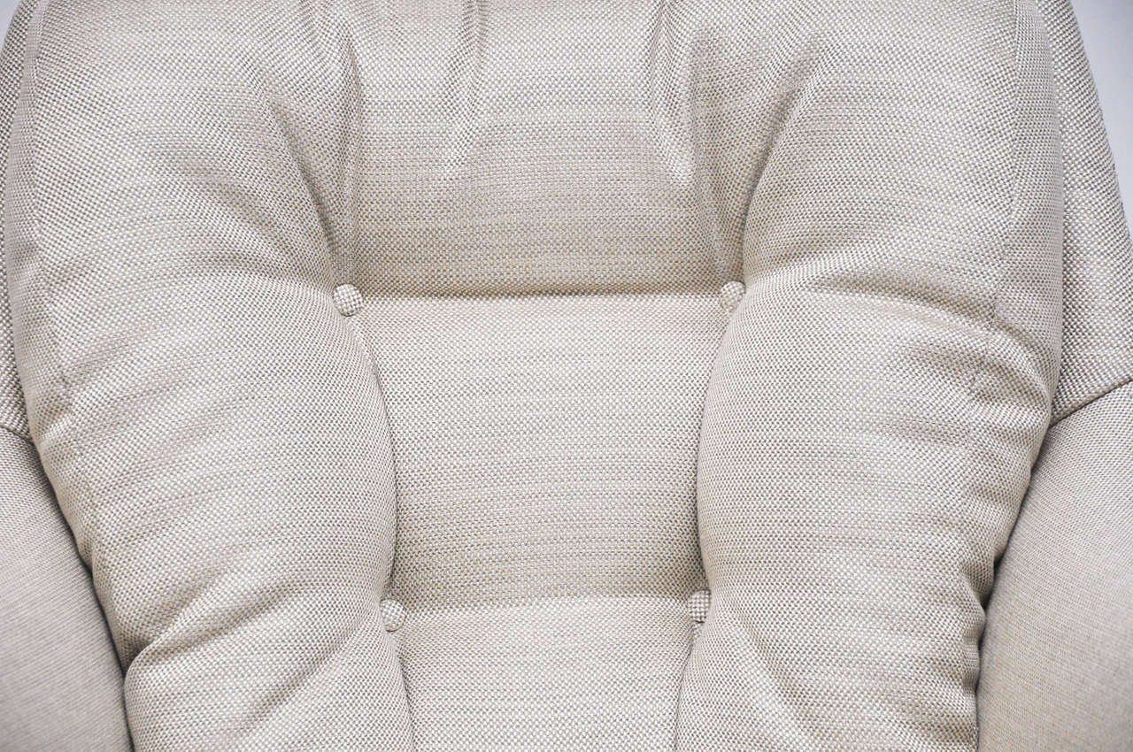 American Milo Baughman Rock & Swivel Lounge Chairs